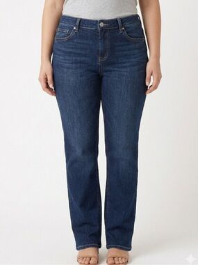 Silver Jeans Co. Avery Straight‑Leg Jeans 2000s Normcore Dark Wash W29 L30 |